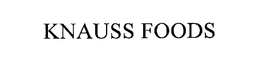 KNAUSS FOODS trademark