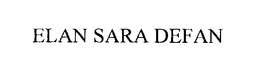 ELAN SARA DEFAN trademark