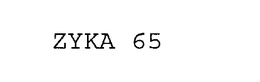 ZYKA 65 trademark