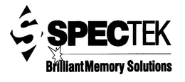 S SPECTEK BRILLANT MEMORY SOLUTIONS trademark