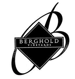 B BERGHOLD VINEYARDS trademark