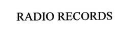 RADIO RECORDS trademark
