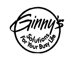GINNY'S SOLUTIONS FOR YOUR BUSY LIFE trademark
