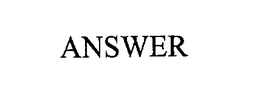 ANSWER trademark
