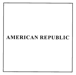 AMERICAN REPUBLIC trademark