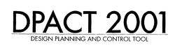 DPACT 2001 DESIGN PLANNING AND CONTROL TOOL trademark