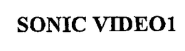 SONIC VIDEO1 trademark