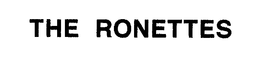 THE RONETTES trademark