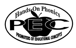 PEC HANDS-ON PHONICS PROMOTERS OF EDUCATIONAL CONCEPTS trademark