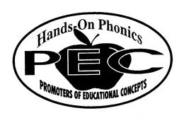 PEC HANDS-ON PHONICS PROMOTERS OF EDUCATIONAL CONCEPTS trademark