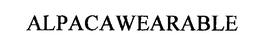 ALPACAWEARABLE trademark