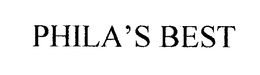 PHILA'S BEST trademark