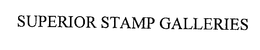 SUPERIOR STAMP GALLERIES trademark