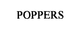 POPPERS trademark