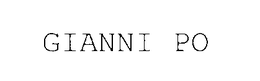 GIANNI PO trademark