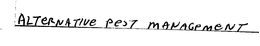 ALTERNATIVE PEST MANAGEMENT trademark