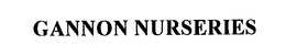 GANNON NURSERIES trademark