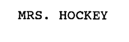 MRS. HOCKEY trademark