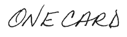 ONE CARD trademark