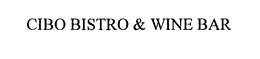 CIBO BISTRO & WINE BAR trademark