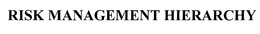 RISK MANAGEMENT HIERARCHY trademark