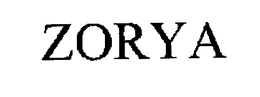 ZORYA trademark