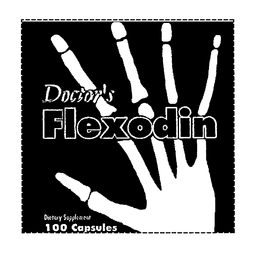 DOCTOR'S FLEXODIN DIETARY SUPPLEMENT 100 CAPSULES trademark