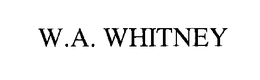 W.A. WHITNEY trademark