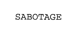 SABOTAGE trademark