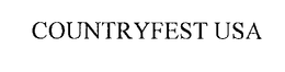 COUNTRYFEST USA trademark
