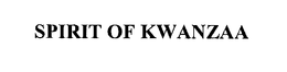 SPIRIT OF KWANZAA trademark