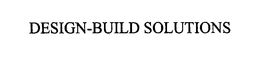 DESIGN-BUILD SOLUTIONS trademark