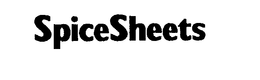 SPICESHEETS trademark