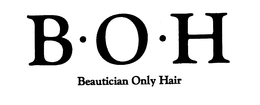 B O H BEAUTICIAN ONLY HAIR trademark