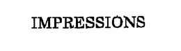 IMPRESSIONS trademark