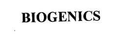 BIOGENICS trademark