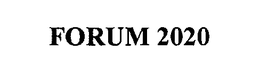 FORUM 2020 trademark