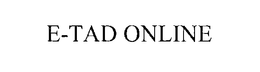 E-TAD ONLINE trademark