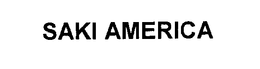 SAKI AMERICA trademark