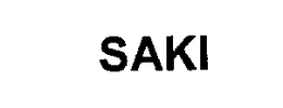 SAKI trademark