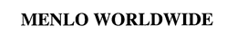 MENLO WORLDWIDE trademark