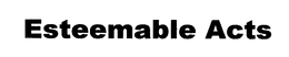 ESTEEMABLE ACTS trademark