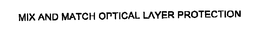 MIX AND MATCH OPTICAL LAYER PROTECTION trademark