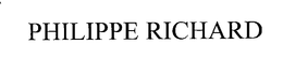 PHILIPPE RICHARD trademark
