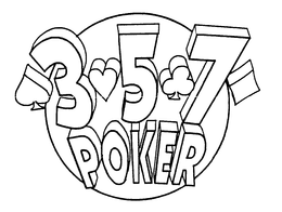 3 5 7 POKER trademark