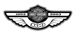 1903 HARLEY-DAVIDSON MOTOR CYCLES 2003 100 trademark
