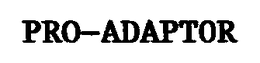 PRO-ADAPTOR trademark