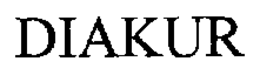DIAKUR trademark