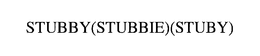 STUBBY(STUBBIE)(STUBY) trademark
