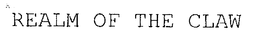 REALM OF THE CLAW trademark